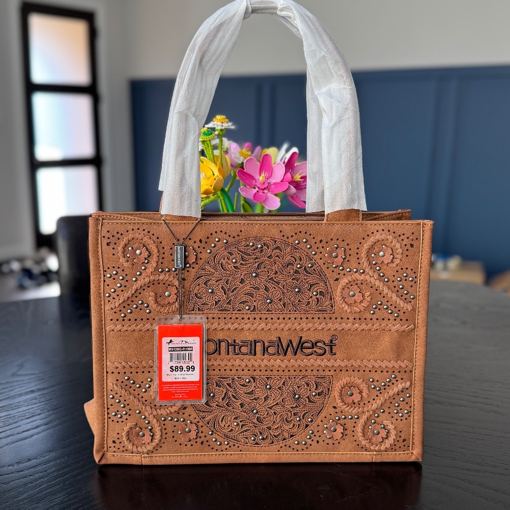 Montana West Brown Tote
